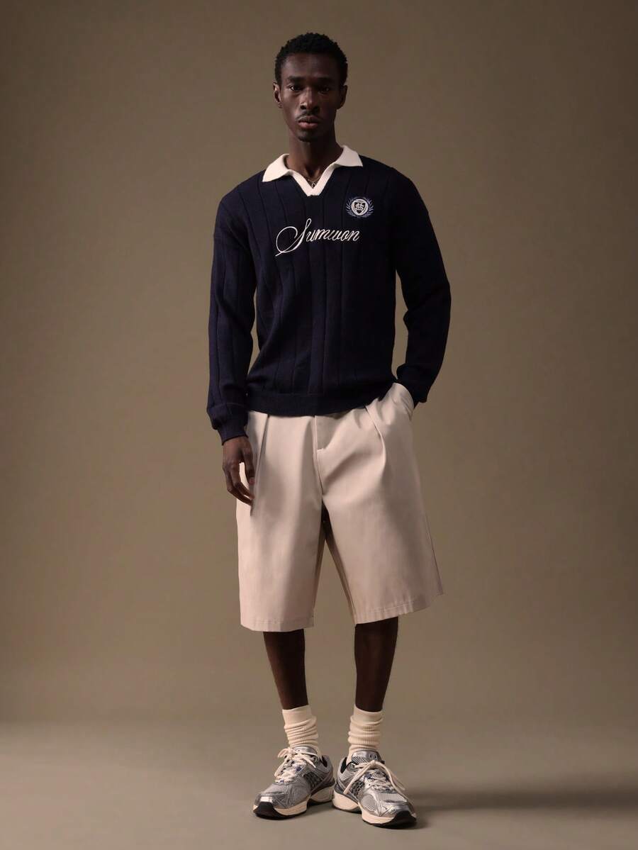Pull SUMWON en maille col classique