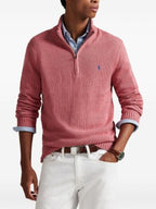Pull POLO RL brodé et zippé