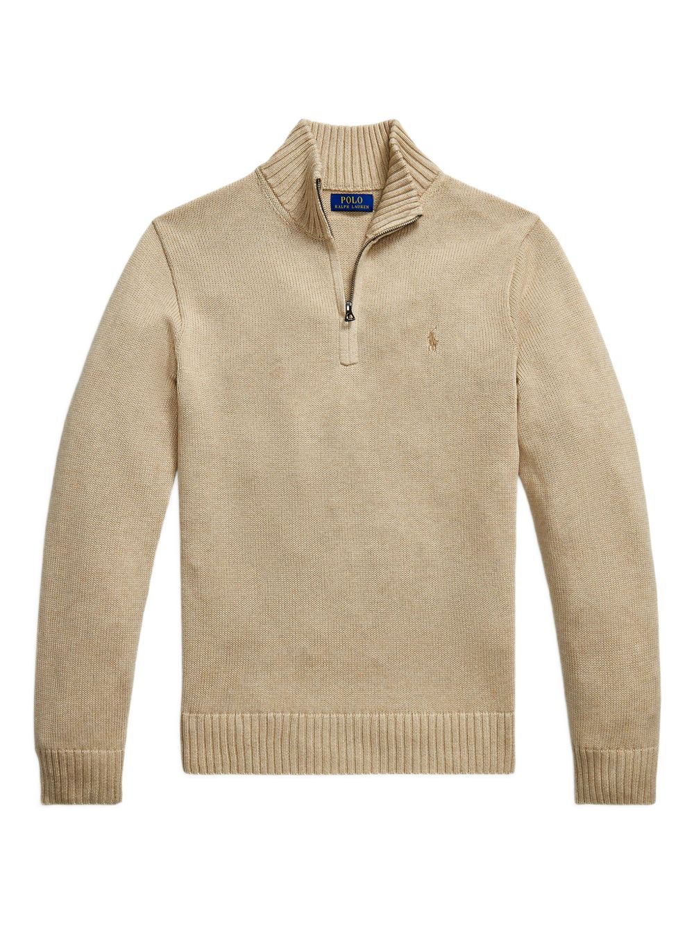Pull POLO RL brodé et zippé