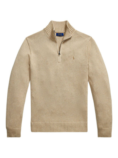 Suéter POLO RL Bordado e Zíper