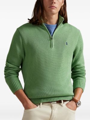 Pull POLO RL brodé et zippé