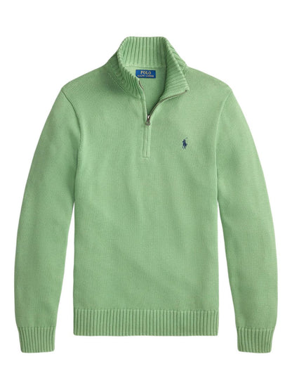 Suéter POLO RL Bordado e Zíper
