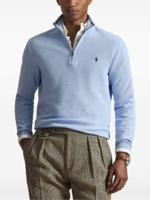Sweat-shirt POLO RL à demi-fermeture éclair
