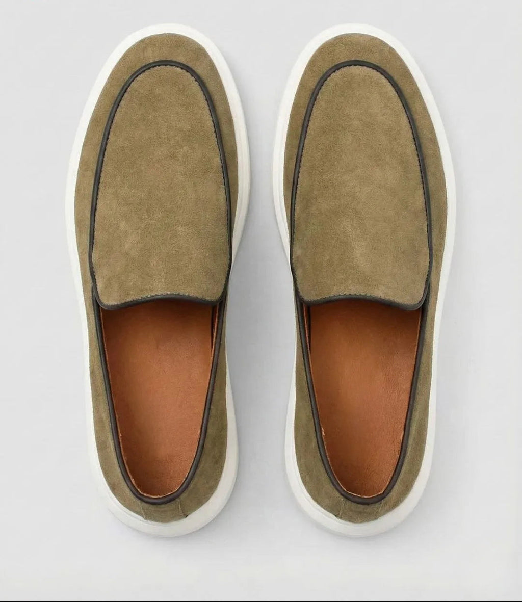 Mocassin belge hybride en suède