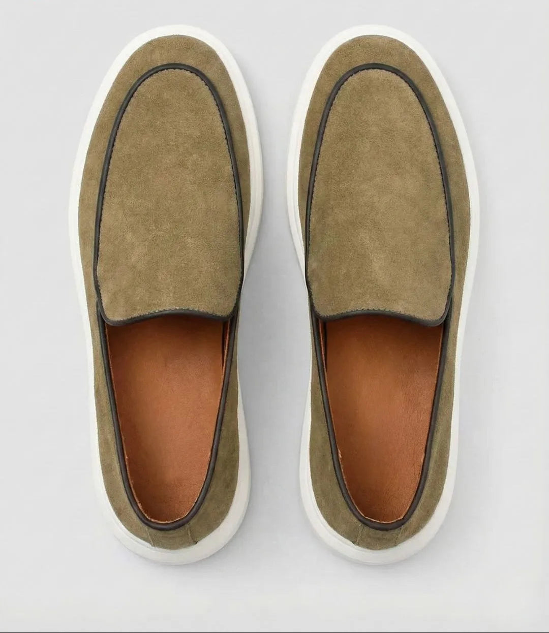 Mocassin belge hybride en suède