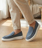 Mocassin belge hybride en suède