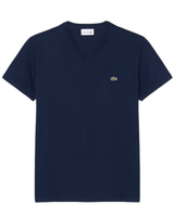 T-shirt légère en coton Pima avec col en V - LCT