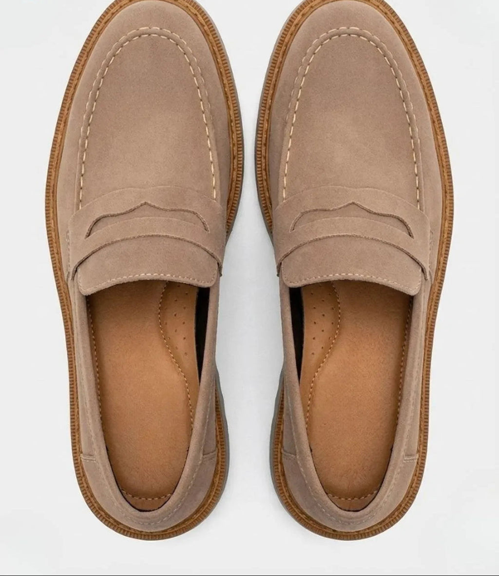 Mocassins Penny Loafer en daim