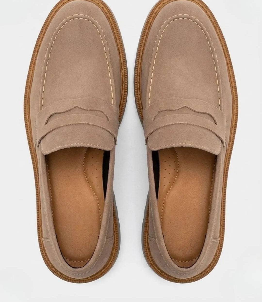 Mocassins Penny Loafer en daim