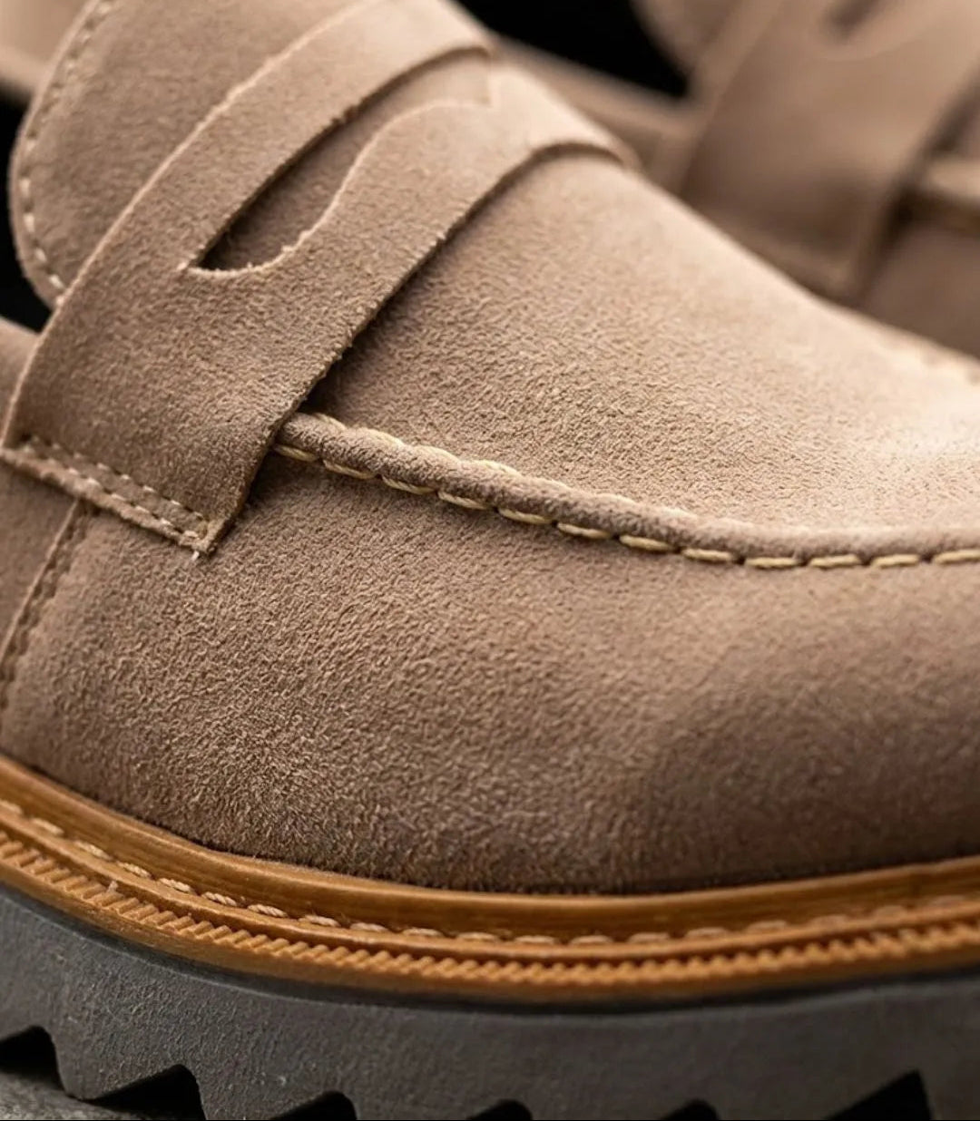 Mocassins Penny Loafer en daim
