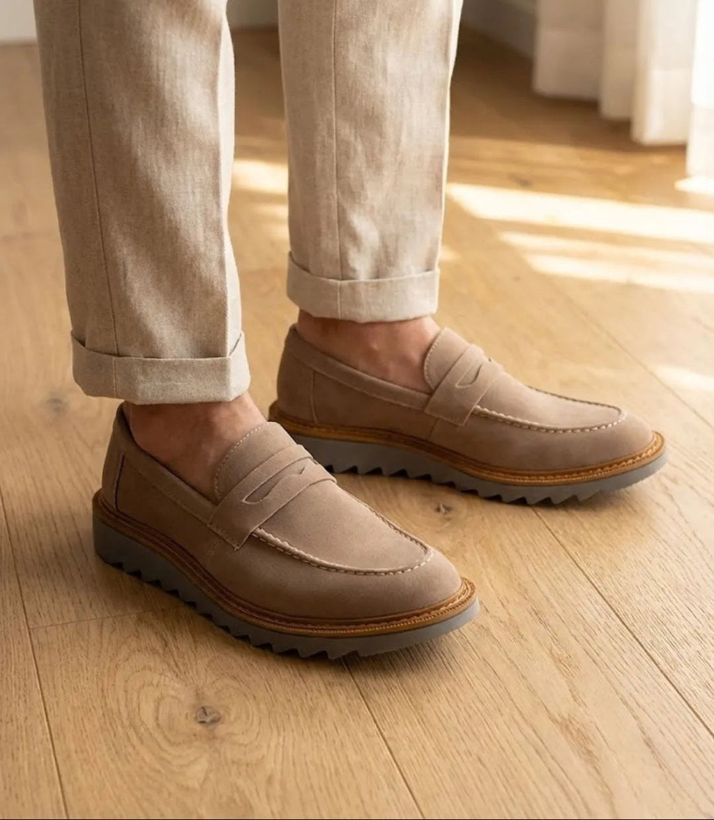 Mocassins Penny Loafer en daim