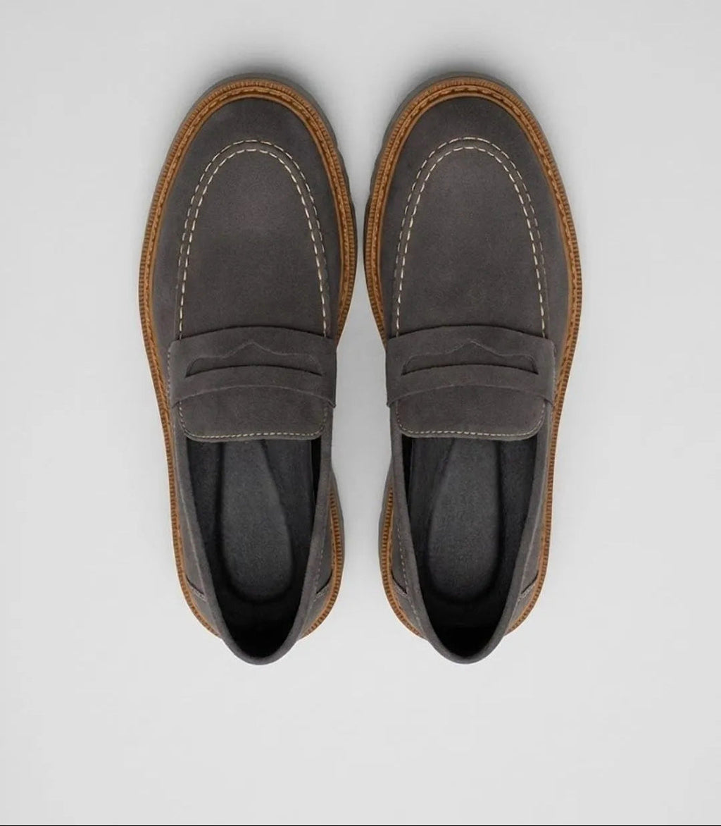 Mocassins Penny Loafer en daim