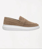 Mocassin Penny Loafer en daim