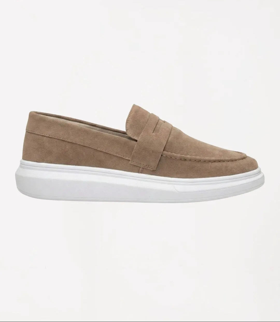 Mocassin Penny Loafer en daim
