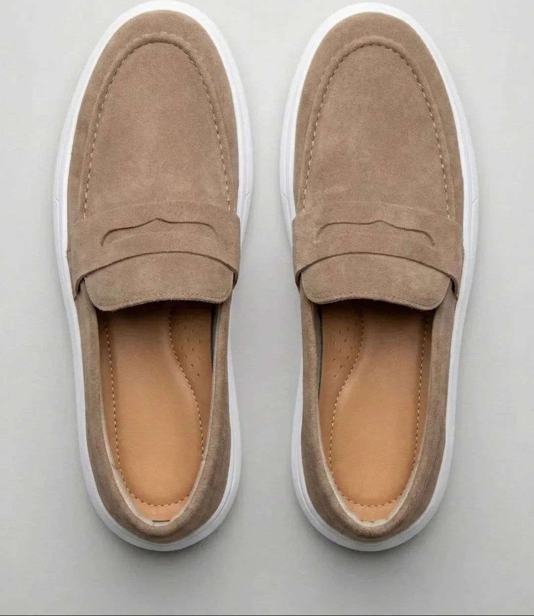 Mocassin Penny Loafer en daim