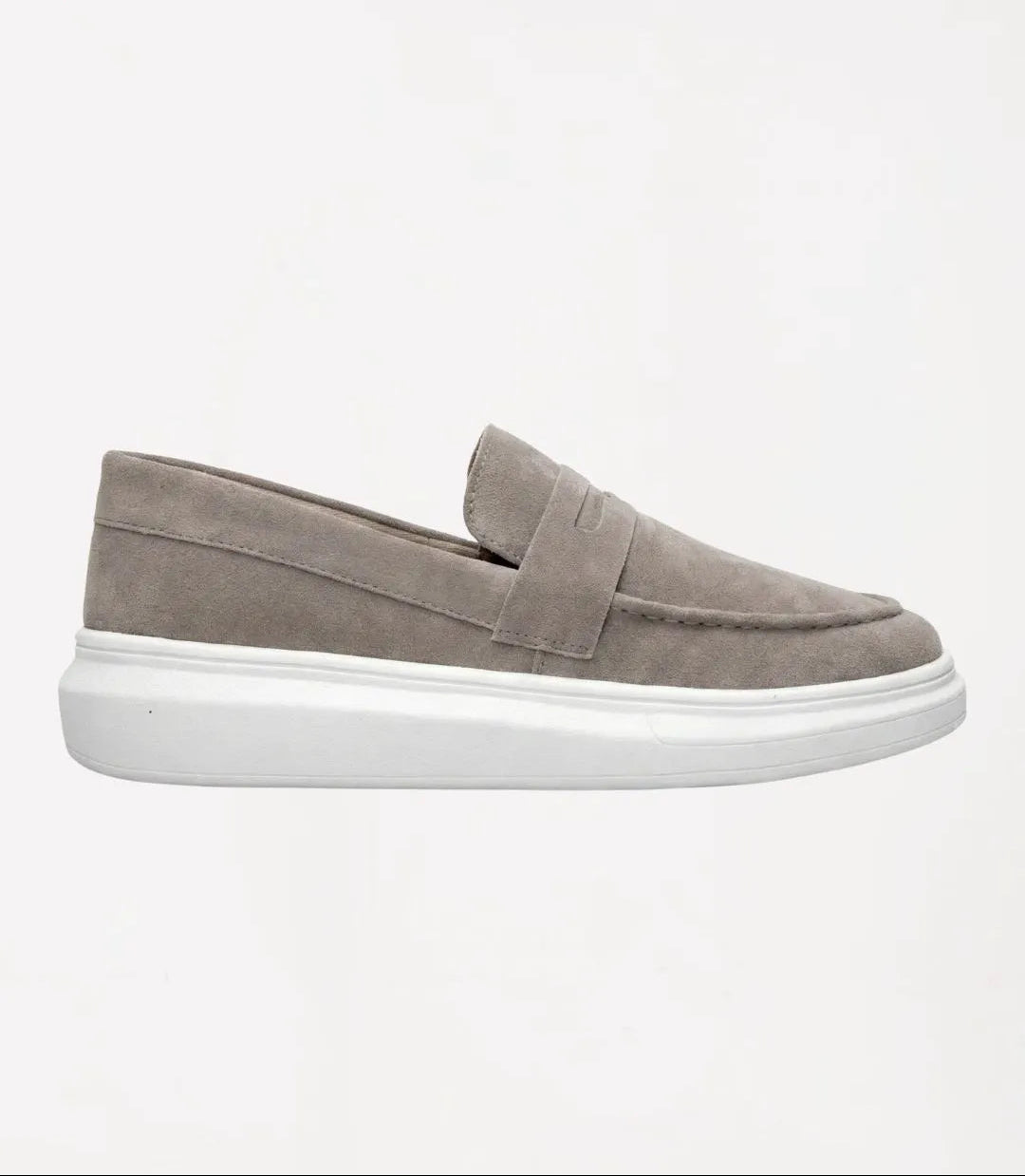 Mocassin Penny Loafer en daim