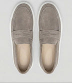 Mocassin Penny Loafer en daim