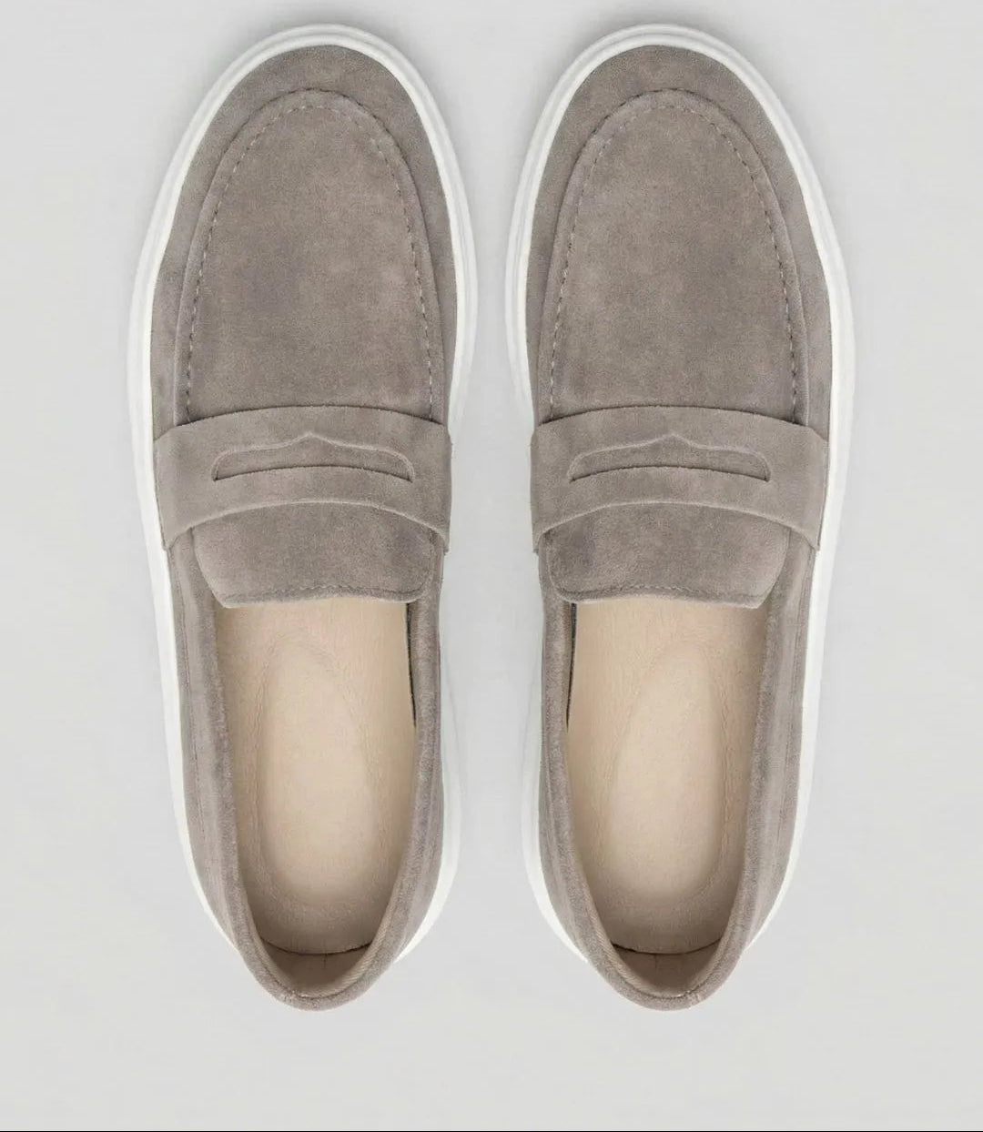 Mocassin Penny Loafer en daim