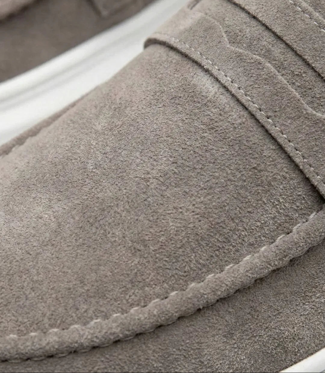Mocassin Penny Loafer en daim