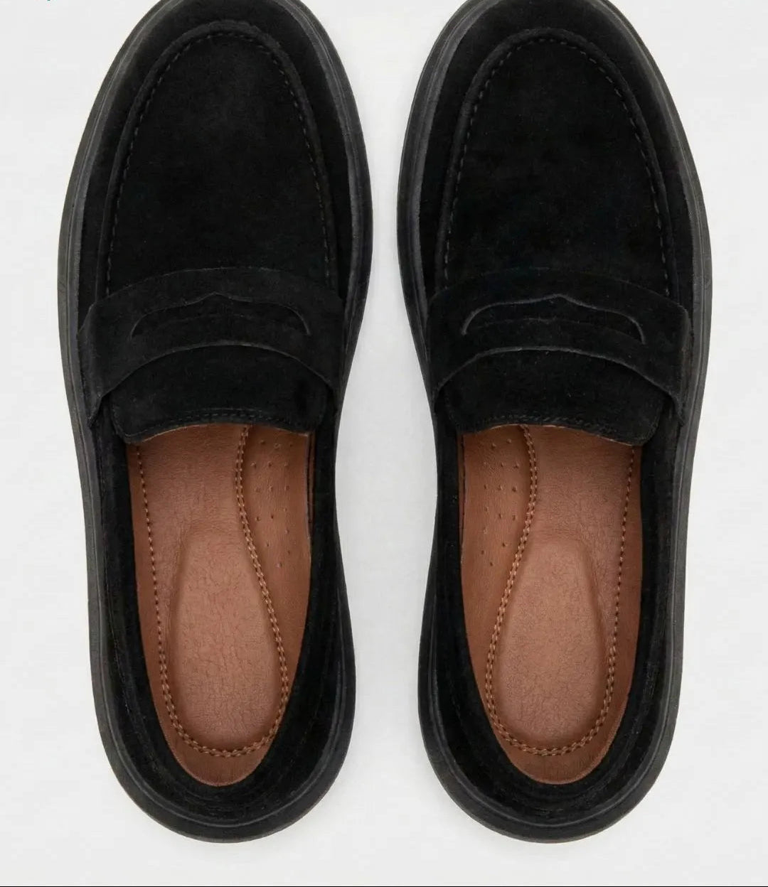 Mocassin Penny Loafer en daim
