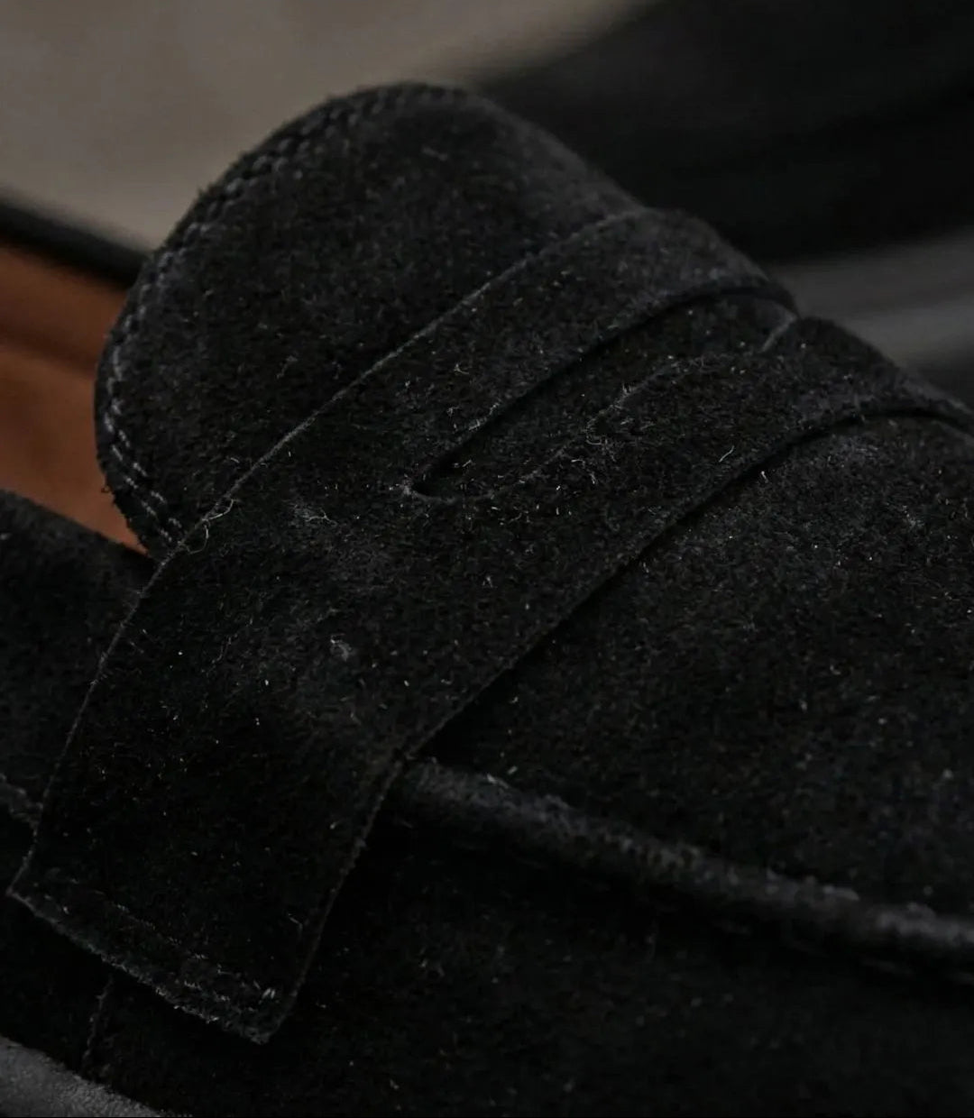 Mocassin Penny Loafer en daim