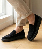 Mocassin Penny Loafer en daim