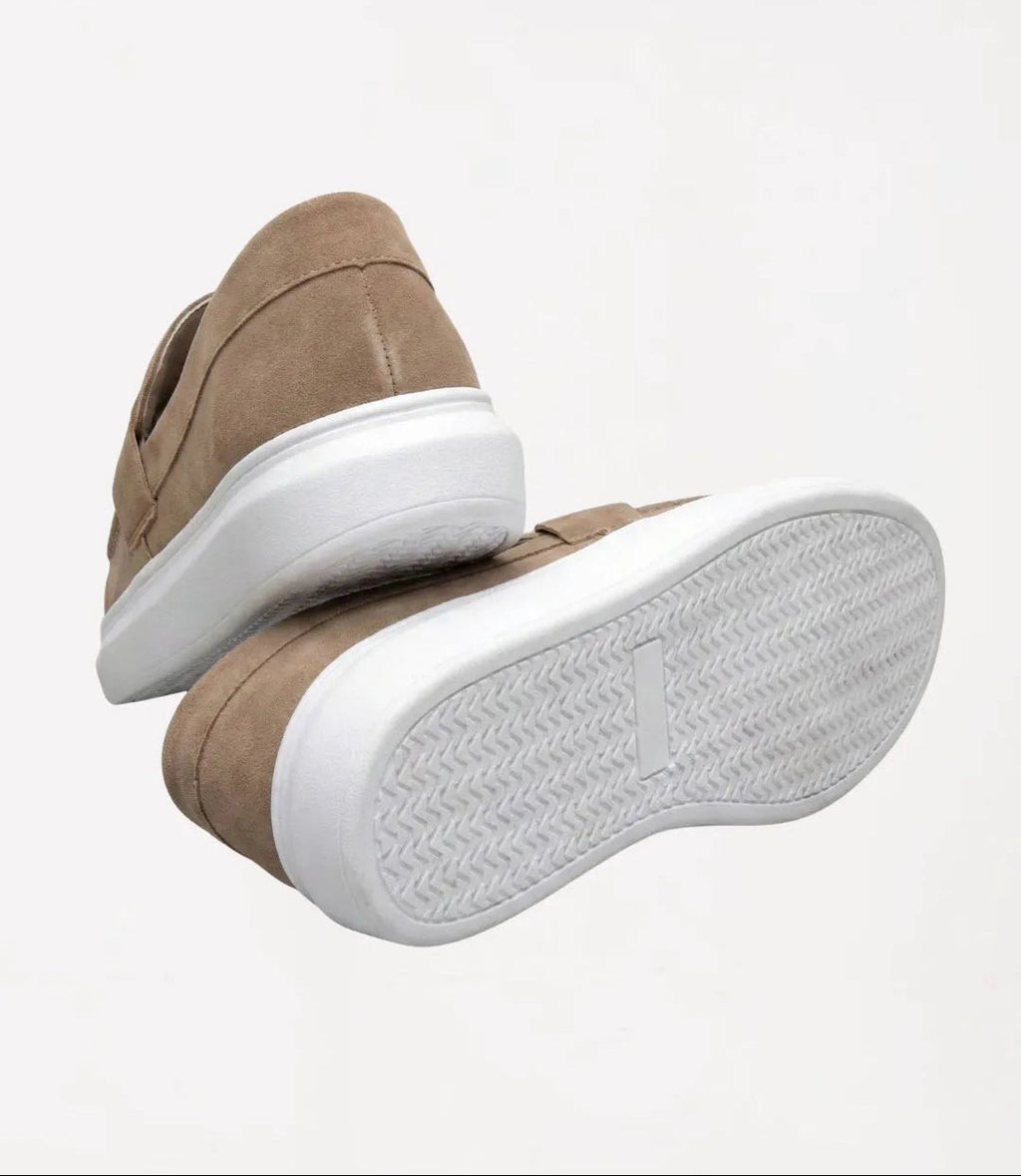 Mocassin Penny Loafer en daim