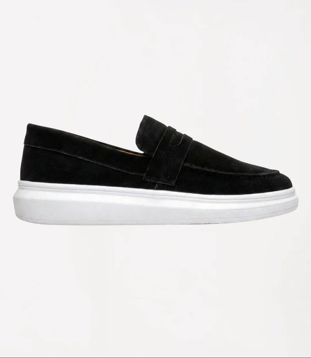 Mocassin Penny Loafer en daim