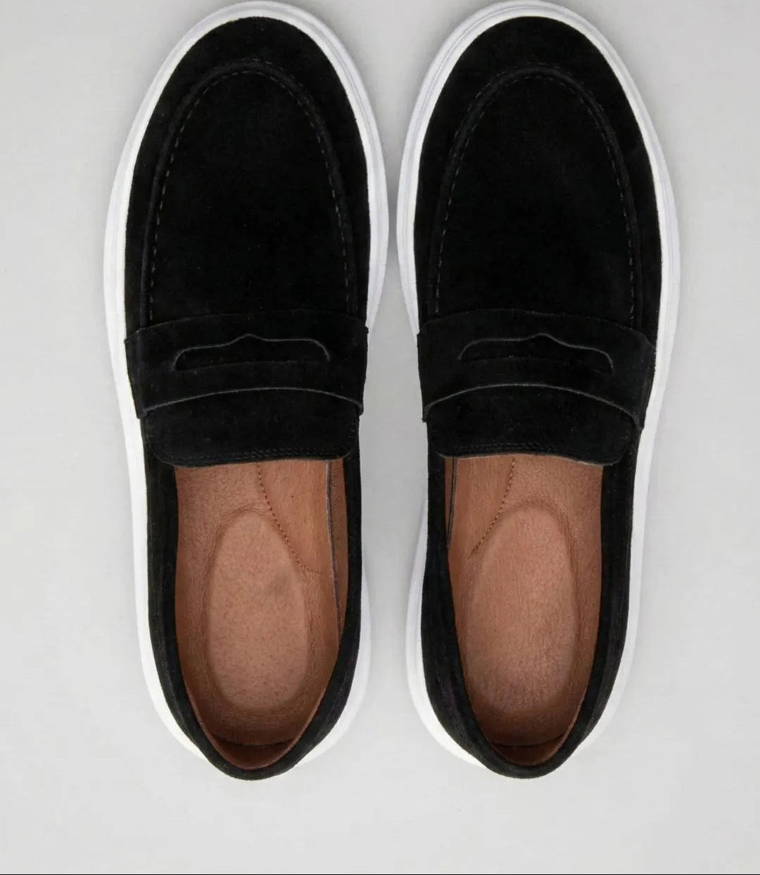 Mocassin Penny Loafer en daim