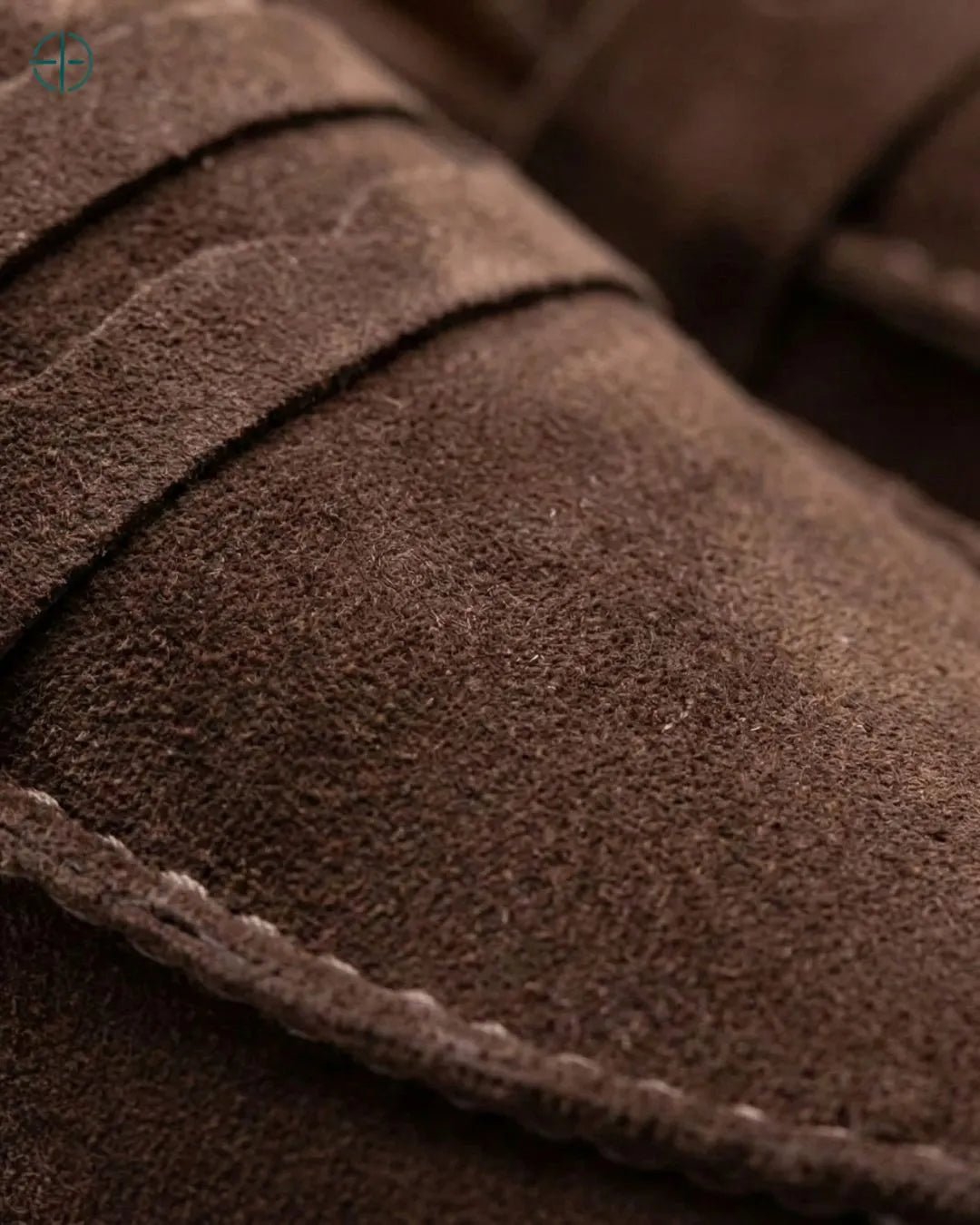 Mocassin Penny Loafer en daim