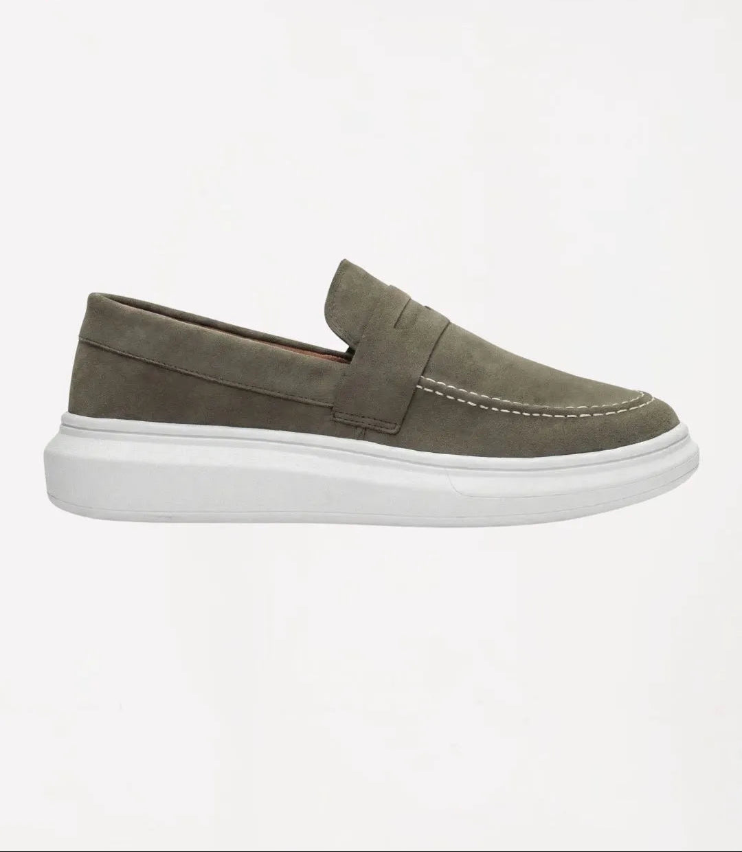 Mocassin Penny Loafer en daim