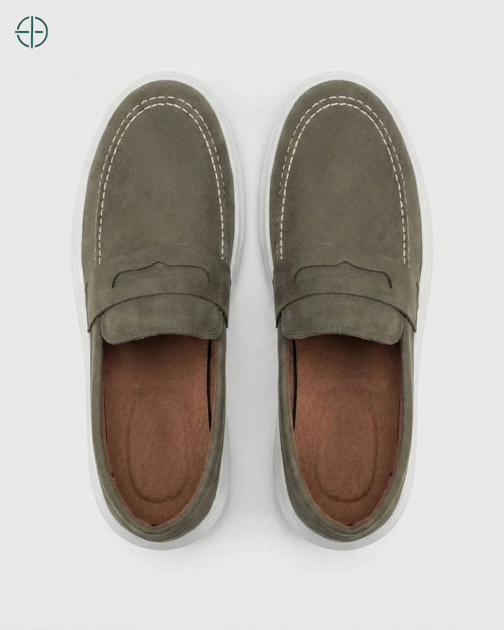 Mocassin Penny Loafer en daim