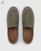 Mocassin Penny Loafer en daim