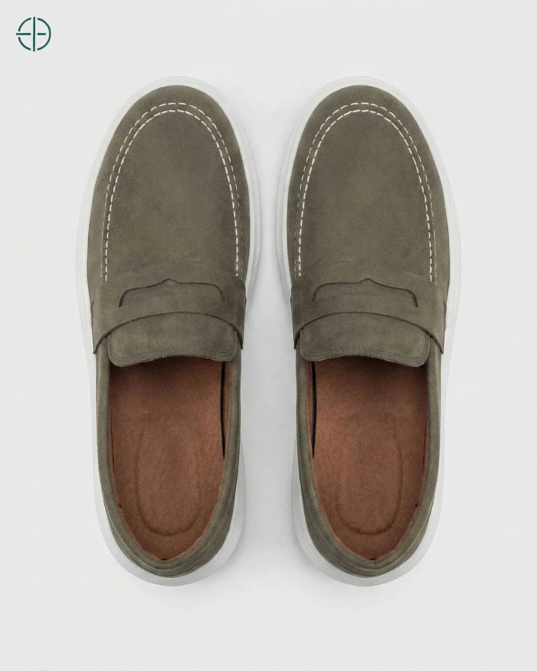 Mocassin Penny Loafer en daim