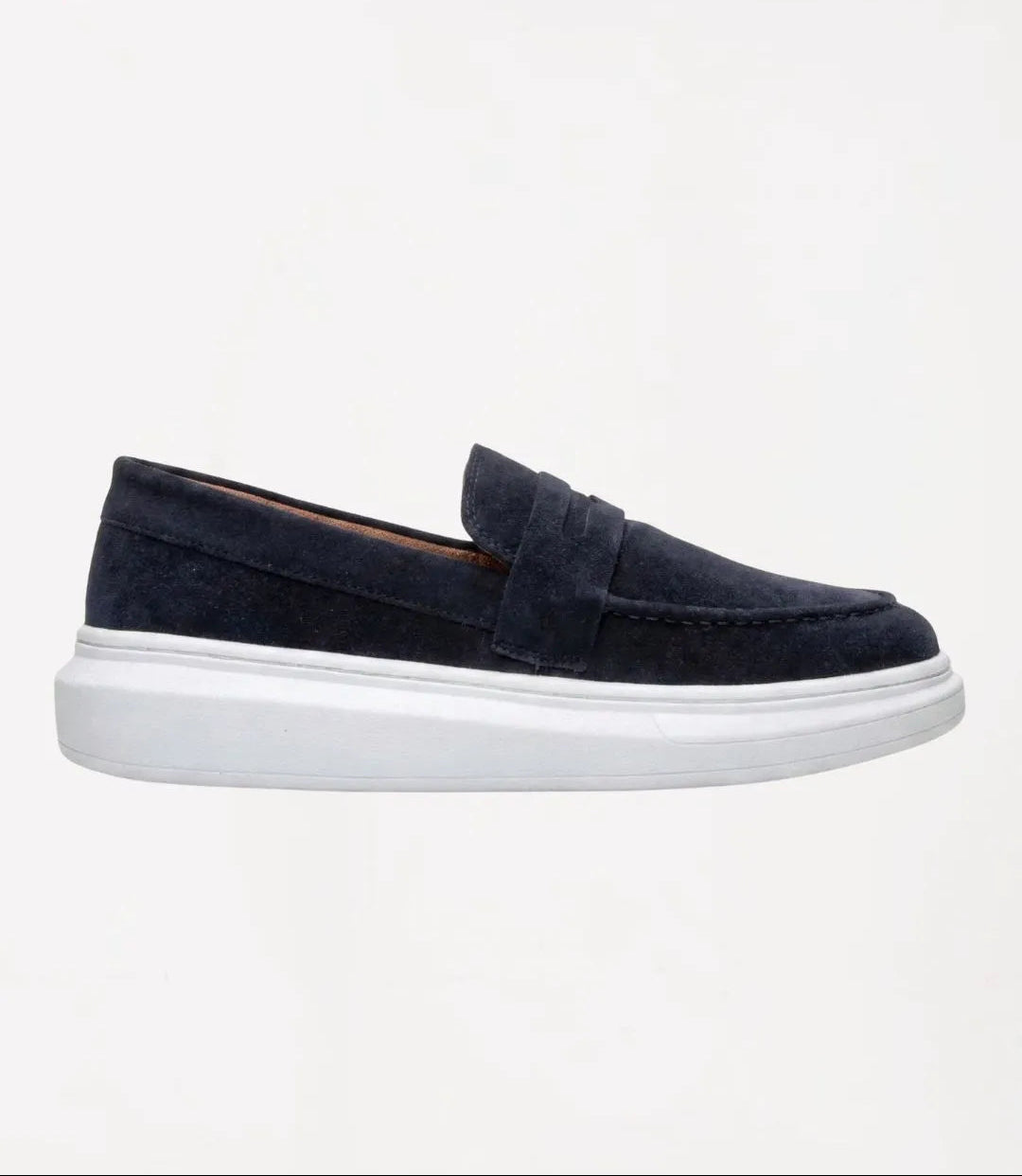 Mocassin Penny Loafer en daim