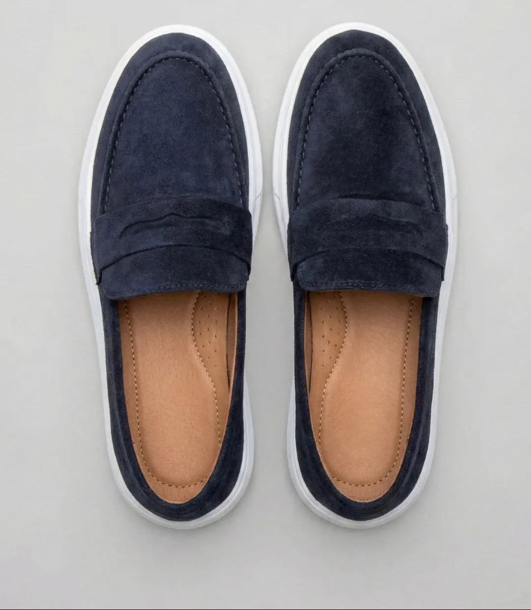Mocassin Penny Loafer en daim
