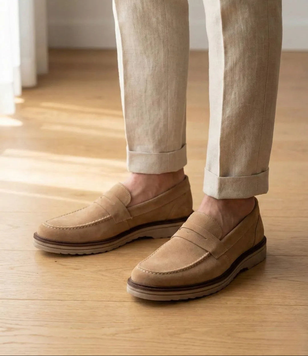 Mocassin Ravello en daim