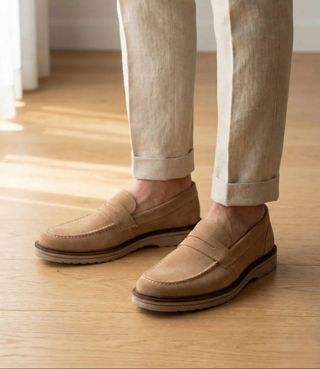 Mocassin Ravello en daim