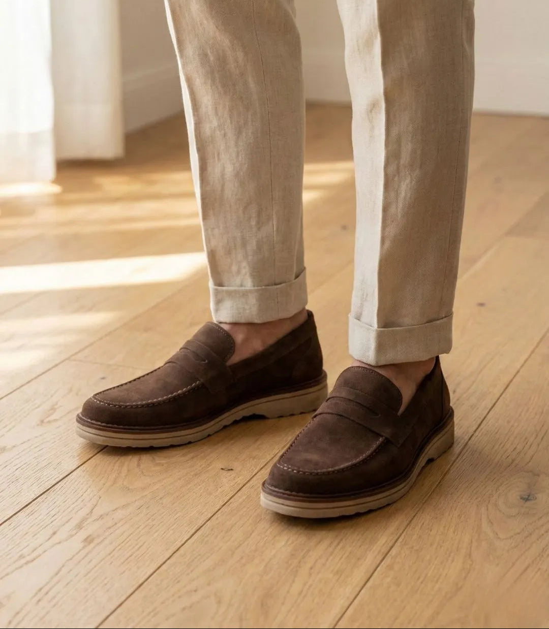 Mocassin Ravello en daim