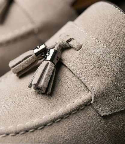 Mocassim Tassel Loafer de Camurça