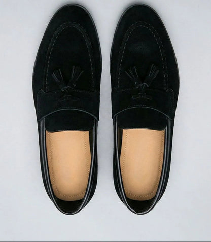 Mocassim Tassel Loafer de Camurça