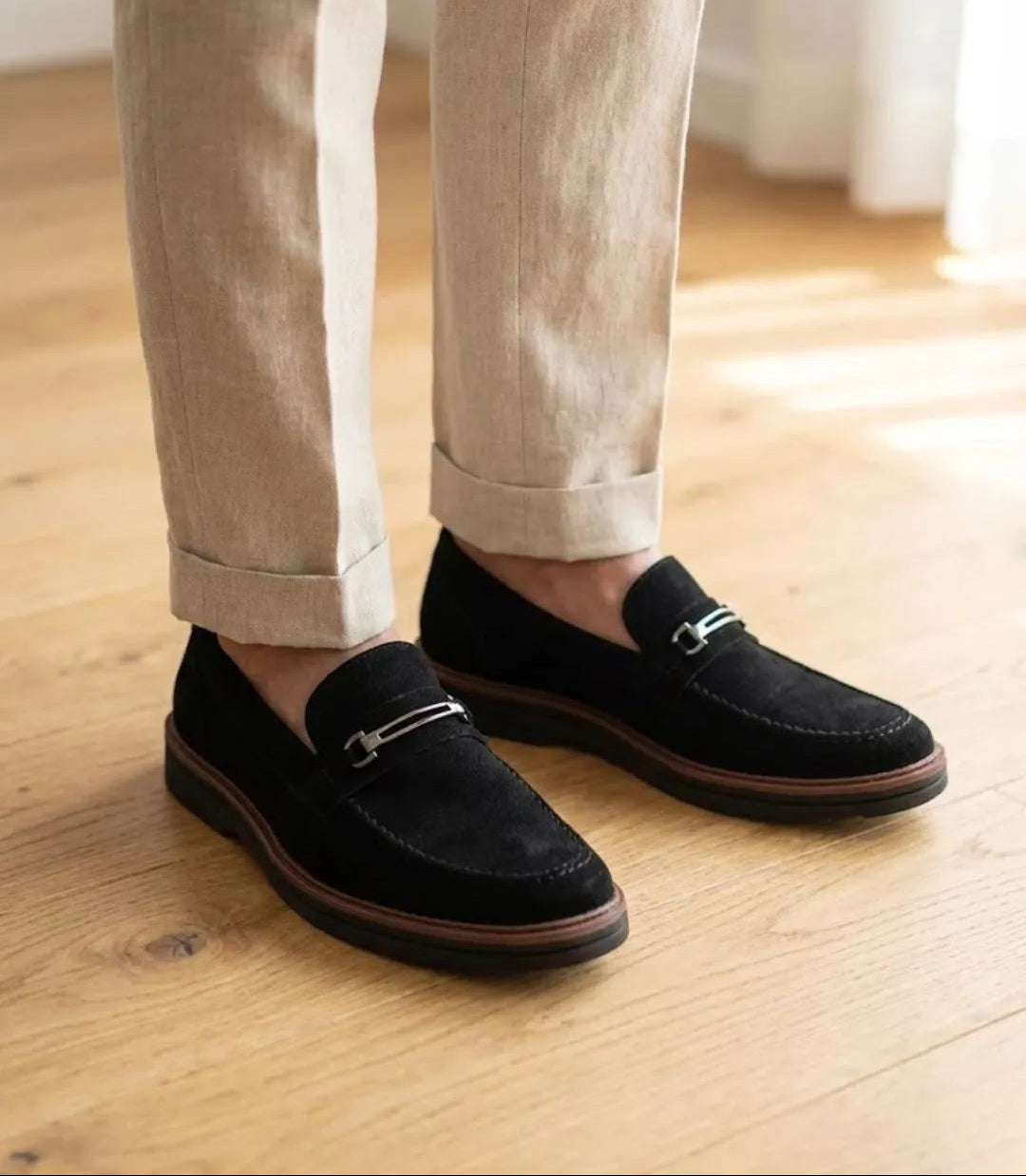 Mocassin Vermont en daim