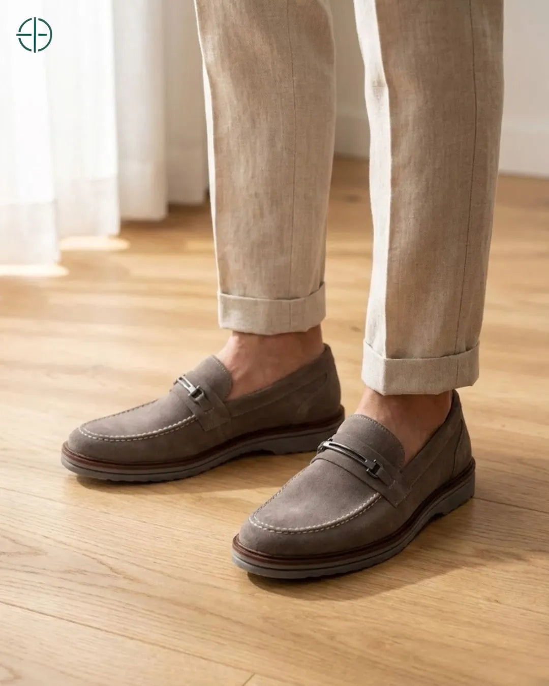 Mocassin Vermont en daim