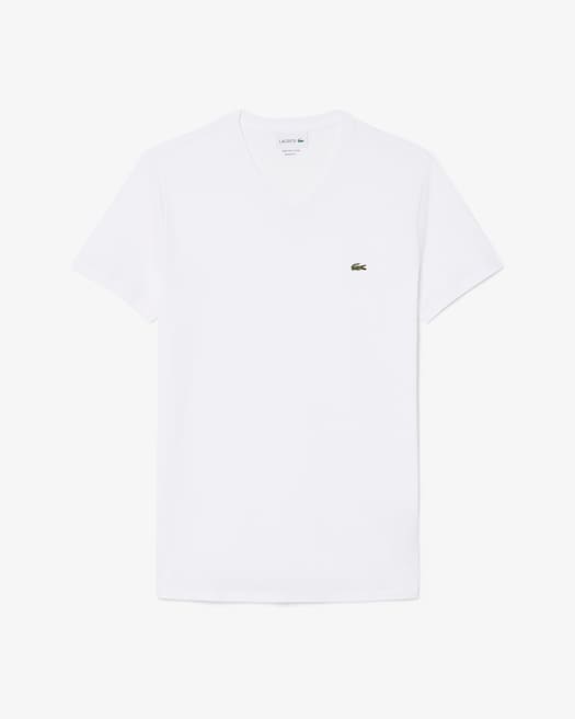 T-shirt légère en coton Pima col V - LCT