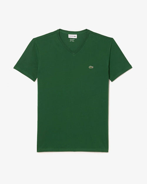 T-shirt légère en coton Pima col V - LCT