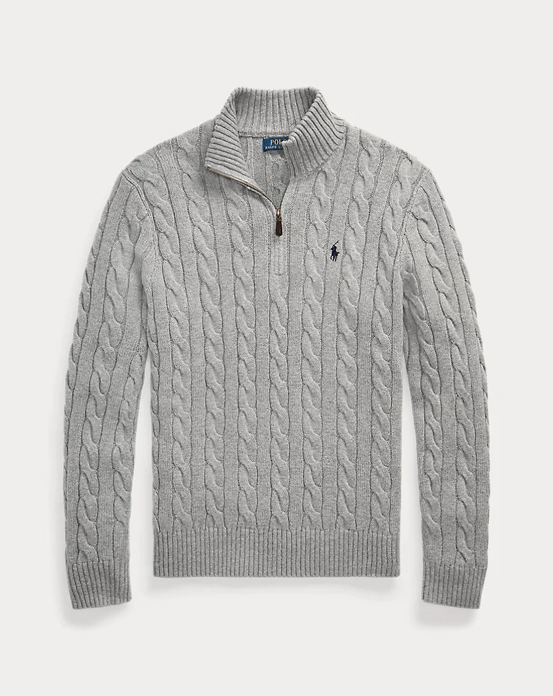 ACHETEZ 1 OBTENEZ 2 - Pull POLO RL en tricot avec fermeture éclair