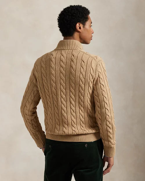ACHETEZ 1 OBTENEZ 2 - Pull POLO RL en tricot avec fermeture éclair