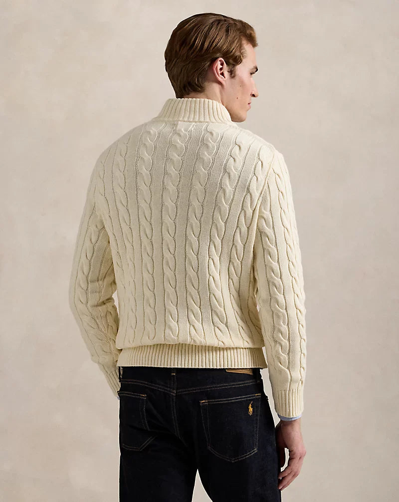ACHETEZ 1 OBTENEZ 2 - Pull POLO RL en tricot avec fermeture éclair
