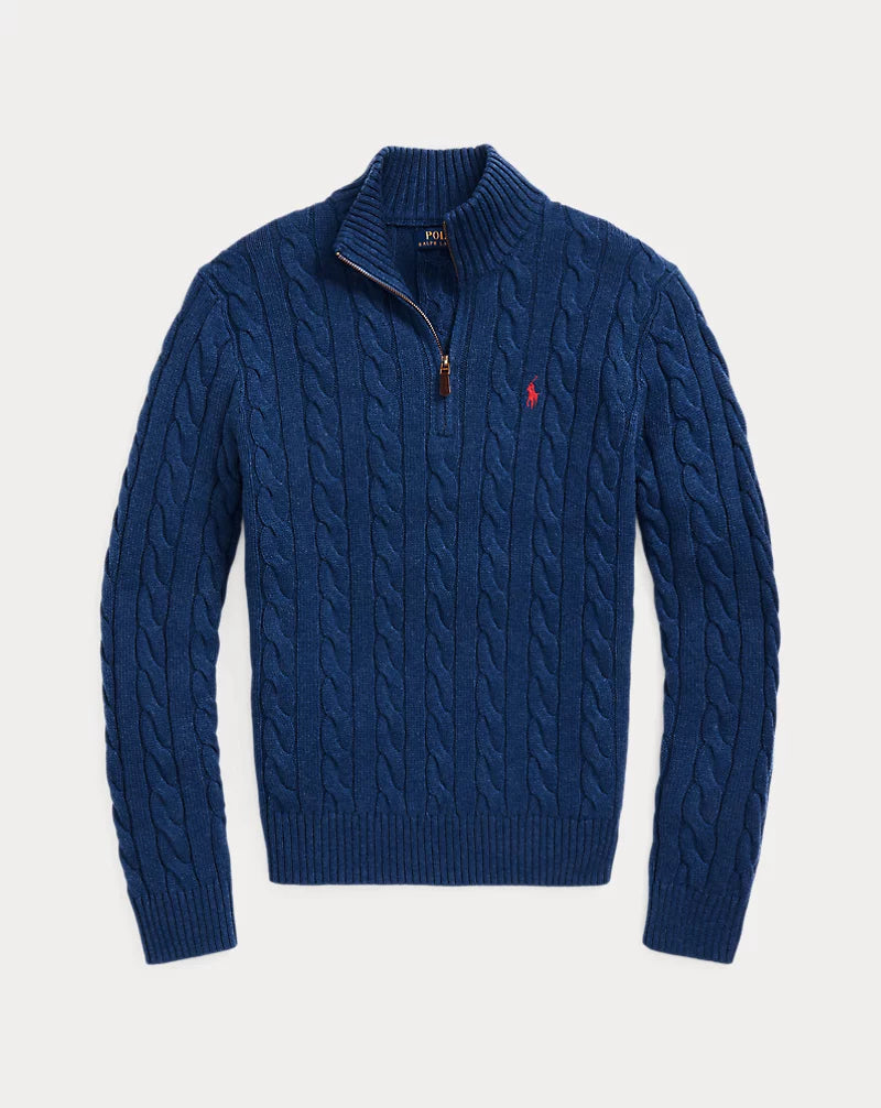 ACHETEZ 1 OBTENEZ 2 - Pull POLO RL en tricot avec fermeture éclair